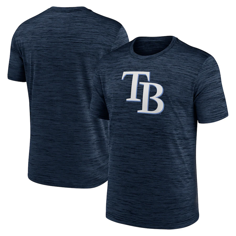 Men's Tampa Bay Rays Navy Team Logo Velocity Performance T-Shirt Men's Tampa Bay Rays Navy Team Logo Velocity Performance T-Shirt